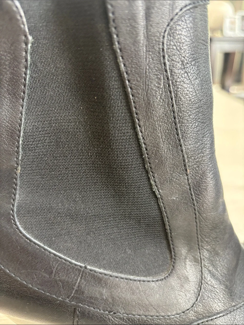 Born size 8- Women's Black Leather Ankle Boots – Classic Chelsea Style